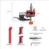 All-In-One 35mm Hinge Drilling Guide Jig, Woodworking Positioning Tool for Wardrobe & Cabinet Mounting