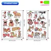 4pcs Christmas Dogs DIY Diamond Painting Stickers