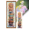 Stack Of Books With Flowers - 11CT Stamped Cross Stitch - 30*80cm