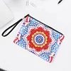 Diamond Painting Mandala Single Side PU Cosmetic Bag Ladies Clutch