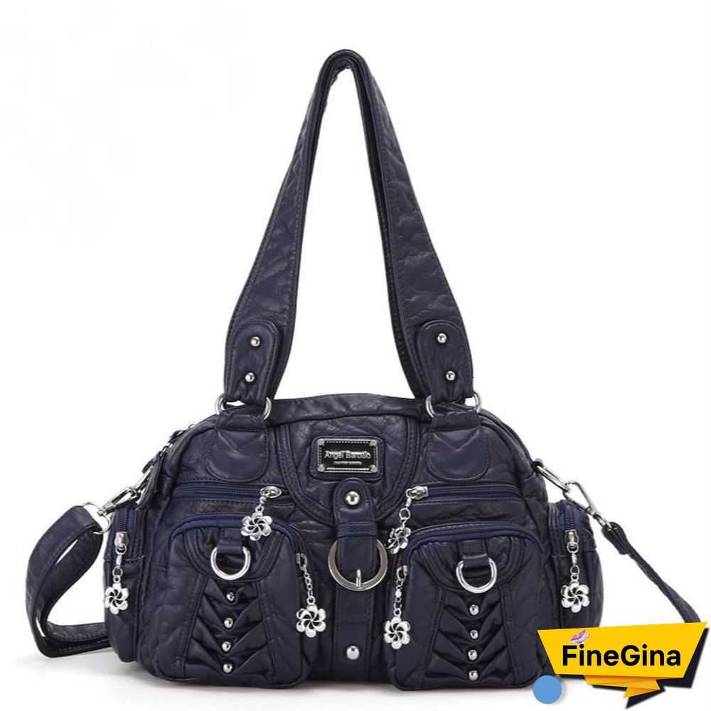 Retro Pure Color Tote Bag