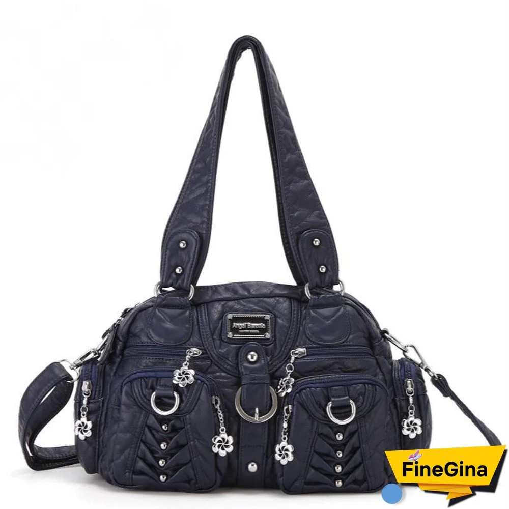 Retro Pure Color Tote Bag