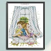 4 Season Window-Summer-14CT Stamped Cross Stitch Kit(29x36cm)