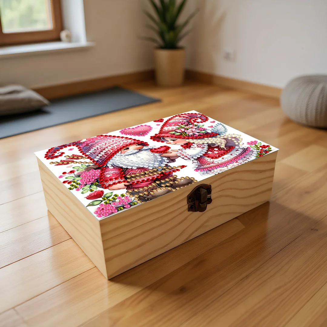 Goblin Love DIY Wooden 5D Diamond Art Diamond Art Storage Box for Adults Gifts