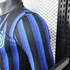 Joyfball 2025/2026 Player Version  Long Sleeve Internazionale Milan Home Football Shirt 1:1 Thai Quality（The player version jersey is a bit tight, please pay attention to the size selection）