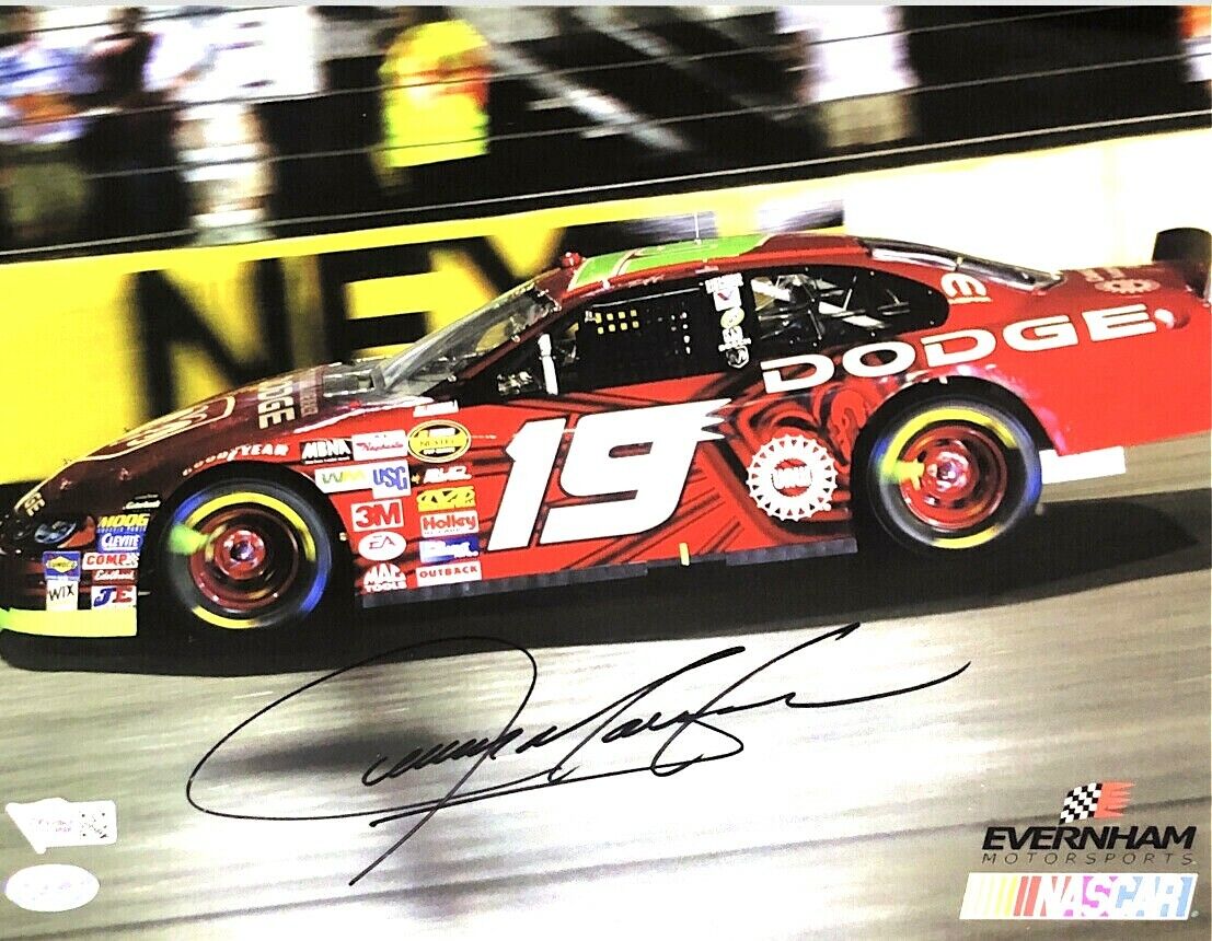 JEREMY MAYFIELD HAND SIGNED AUTOGRAPHED 8X10 NASCAR Photo Poster painting WITH FANATICS COA 1