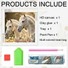 (US Local)Horse-Special Shaped Diamond Painting Kit