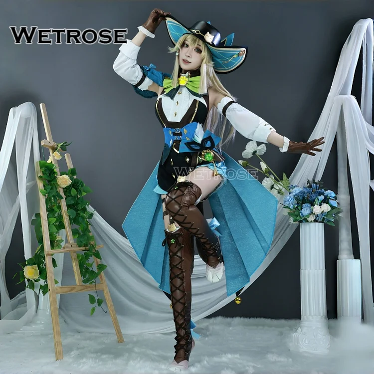 【Wetrose】SSR Phantom in Boots Kirara Genshin Impact Cosplay Costume Призрак в сапогах Кирара Wig Full Set