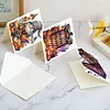 (US Local)6PCS DIY Diamond Art Greeting Cards Halloween Designs for Celebrations (H033)