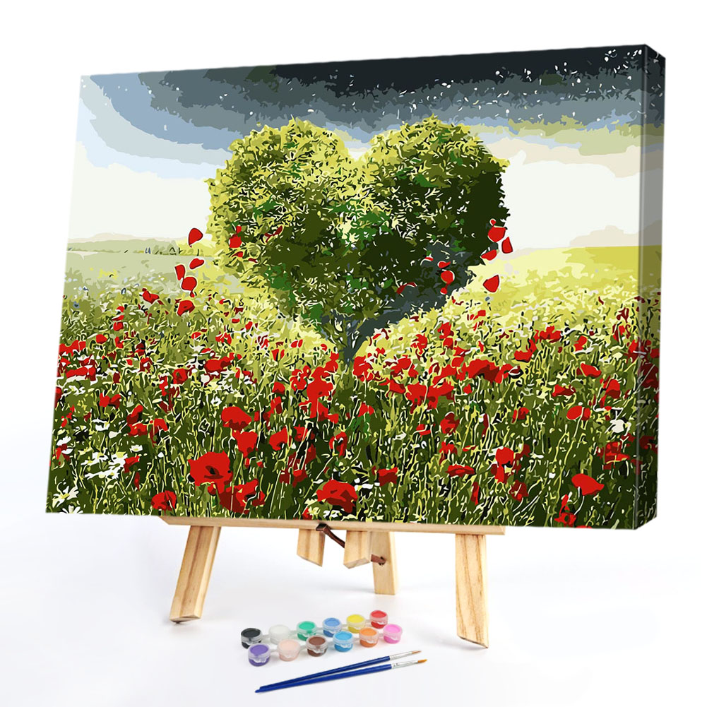 

40*50CM Paint By Numbers-Love Tree, 501 Original