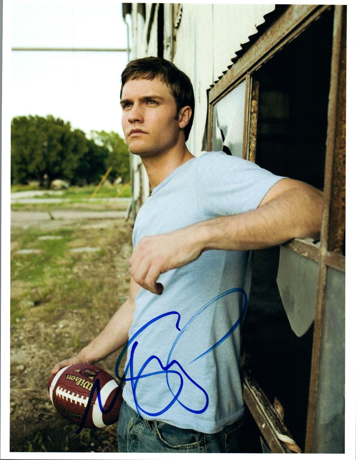 Scott Porter Signed Autographed 8x10 Photo Poster painting Friday Night Lights COA VD