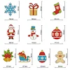 10pcs/set DIY Diamond Special Shape  Hanging Christmas Ornament Kit