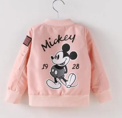Spring Autumn Thick Girls Jackets Double Sided Kids Outerwear Letter Sport Hoodied Coats Children Clothing Teenager Trench Coat