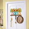 Diamond Painting Christmas Sunflower Vase Diamond Art Coat Hook