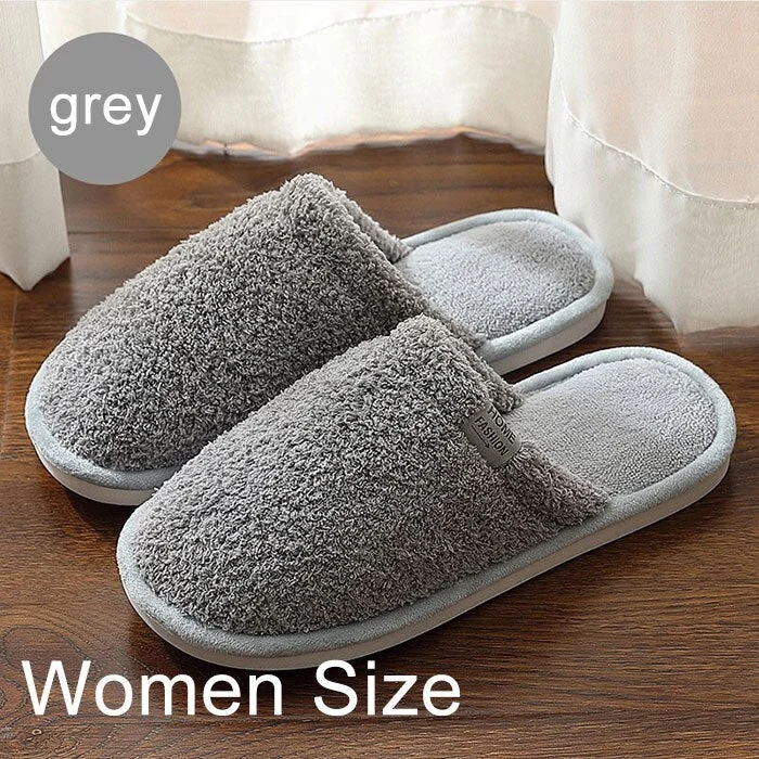 Large Size 43-47 Women Fur Slippers Casual Solid Suede Beautiful Winter Slippers Women Memory Foam Home Shoes Woman
