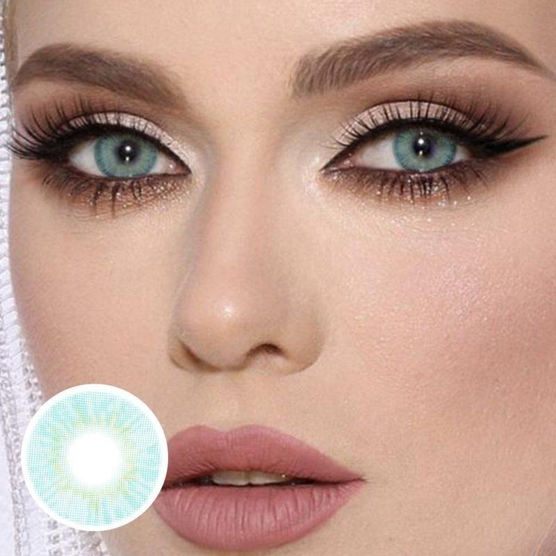 Cherry Nattier Blue Yearly Contact Lenses Fit For Cosplay 14.5mm
