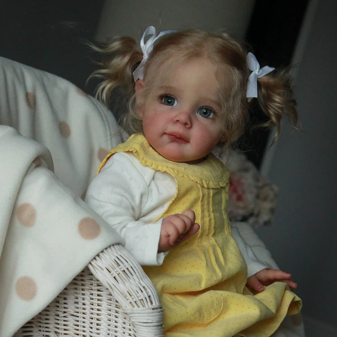 15'' Cute Lifelike Handmade Reborn Toddlers Girl Doll Named Ambe with ...