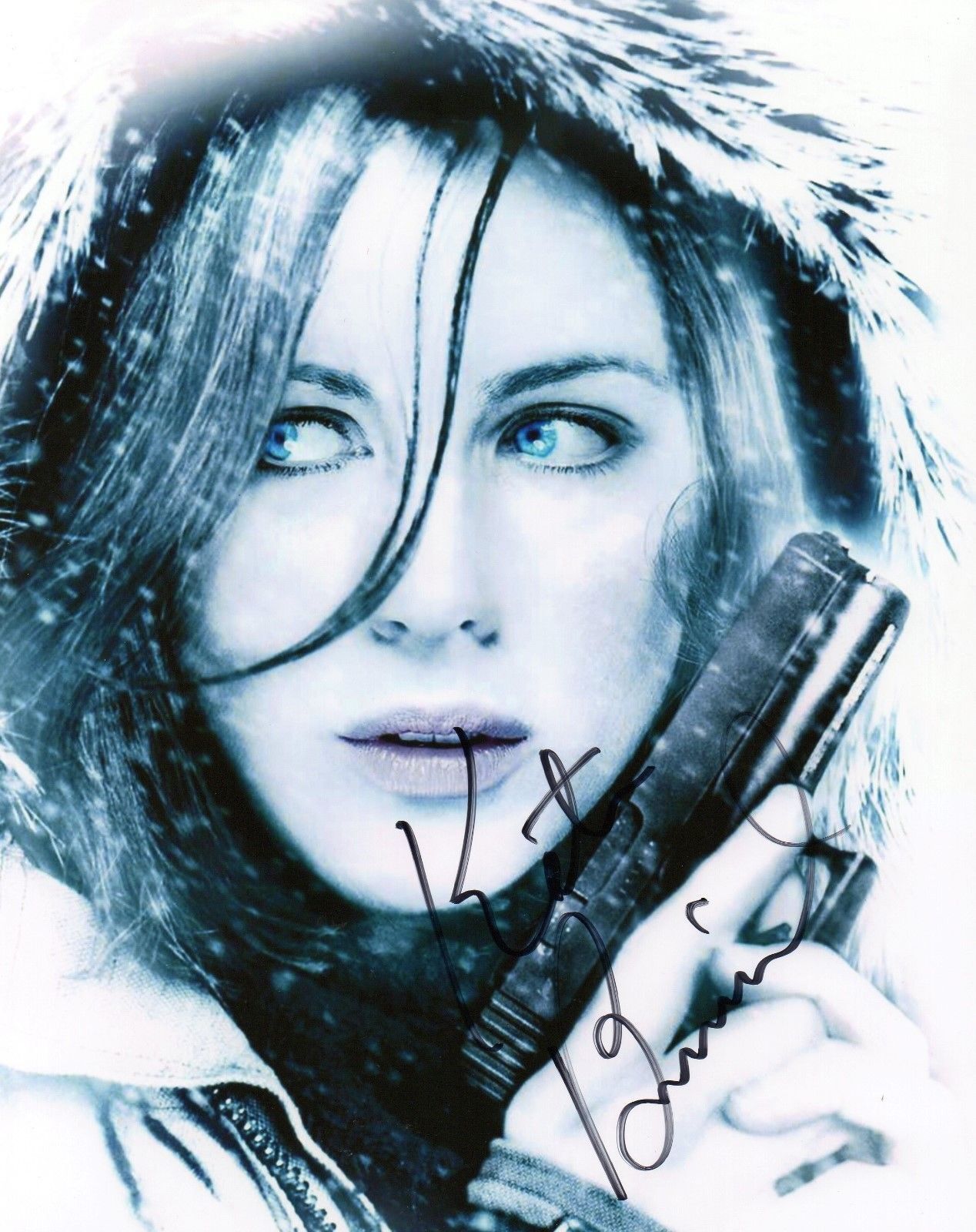 KATE BECKINSALE AUTOGRAPHED SIGNED A4 PP POSTER Photo Poster painting PRINT 42