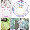 DIY Sewing-5pcs Plastic Cross Stitch Embroidery Hoop Ring Craft