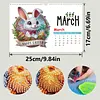 2027 New DIY Diamond Painting Wall Calendar Kit 12-Month Flip Calendar Design Home Decor