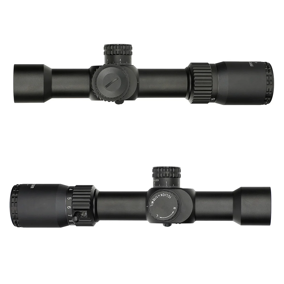ohhunt® 3-15X32 SFIR First Focal Plane 11 Level Red Illuminator Side Parallax Tactical FFP Scope 