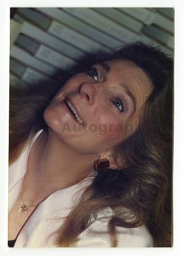 Judy Collins - Vintage Candid Photo Poster painting by Peter Warrack - Previously Unpublished