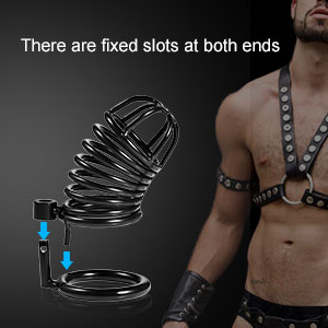 Secure Key-Lock Male Chastity Device for Discreet Intimacy Play