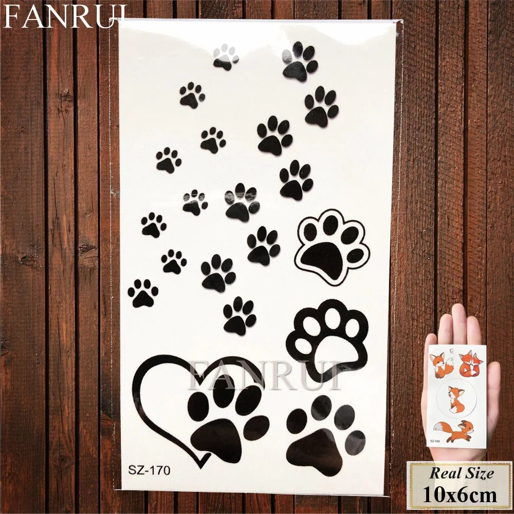 FANRUI Forest Bear Deer Temporary Tattoo Stickers Women Women Elk Fake Tatoo Body Arm Buy Summer Style Tattoo illustration Tree