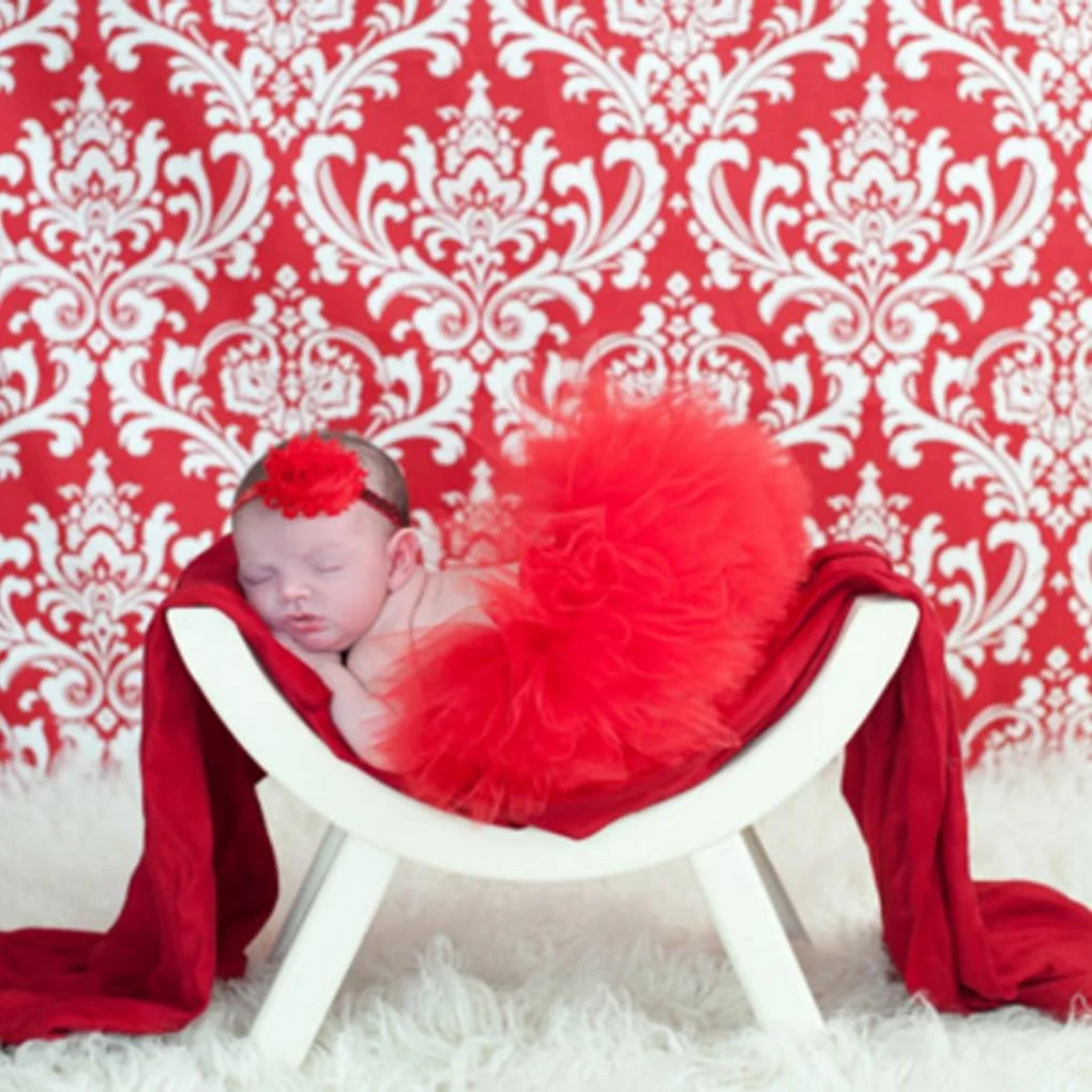 Cute Princess Newborn Photography Props Infant Costume Outfit with Flower Headband Baby Girl Summer Dress