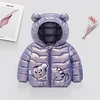 Kid Baby Boy Girl Hooded Down Cotton-padded Jacket Coat