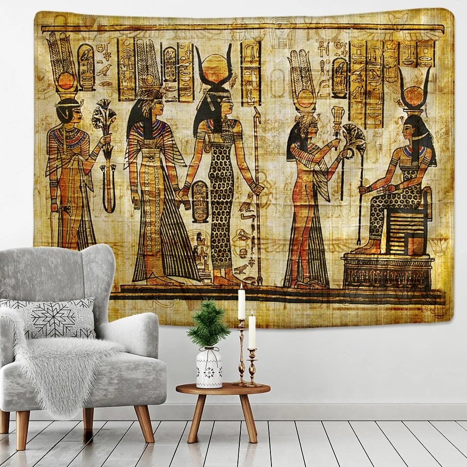 Ancient Egyptian Tribal Savage Tapestry Wall Hanging Home Dorm Decor Bedspread Throw Art Home Decor