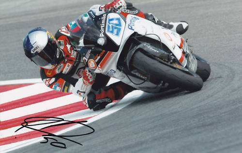 Hand Signed Eugene Laverty Photo Poster painting 2010 NEW.