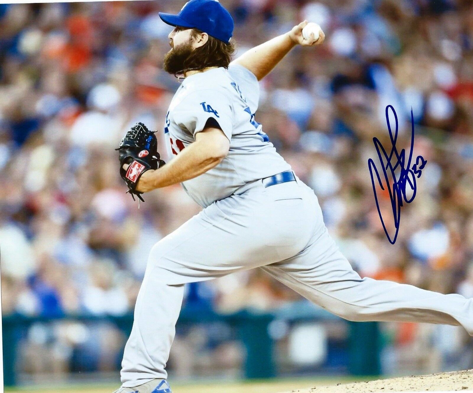 Autographed Chris Perez Los Angels Dodgers 8x10 Photo Poster painting- COA