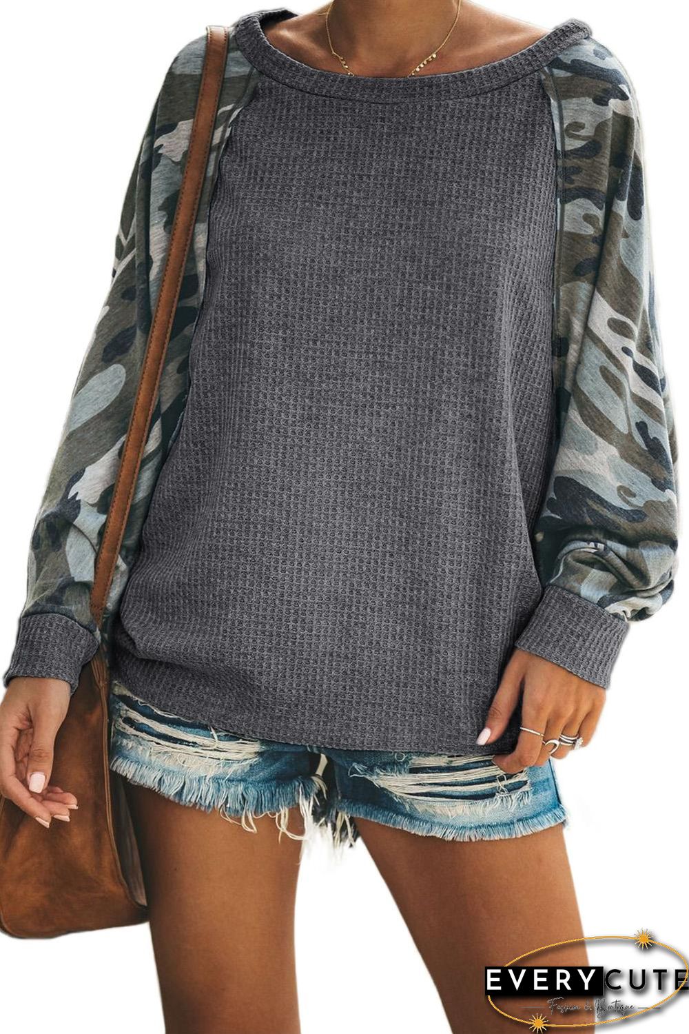 Squadron Thermal Camo Contrast Dolman Top