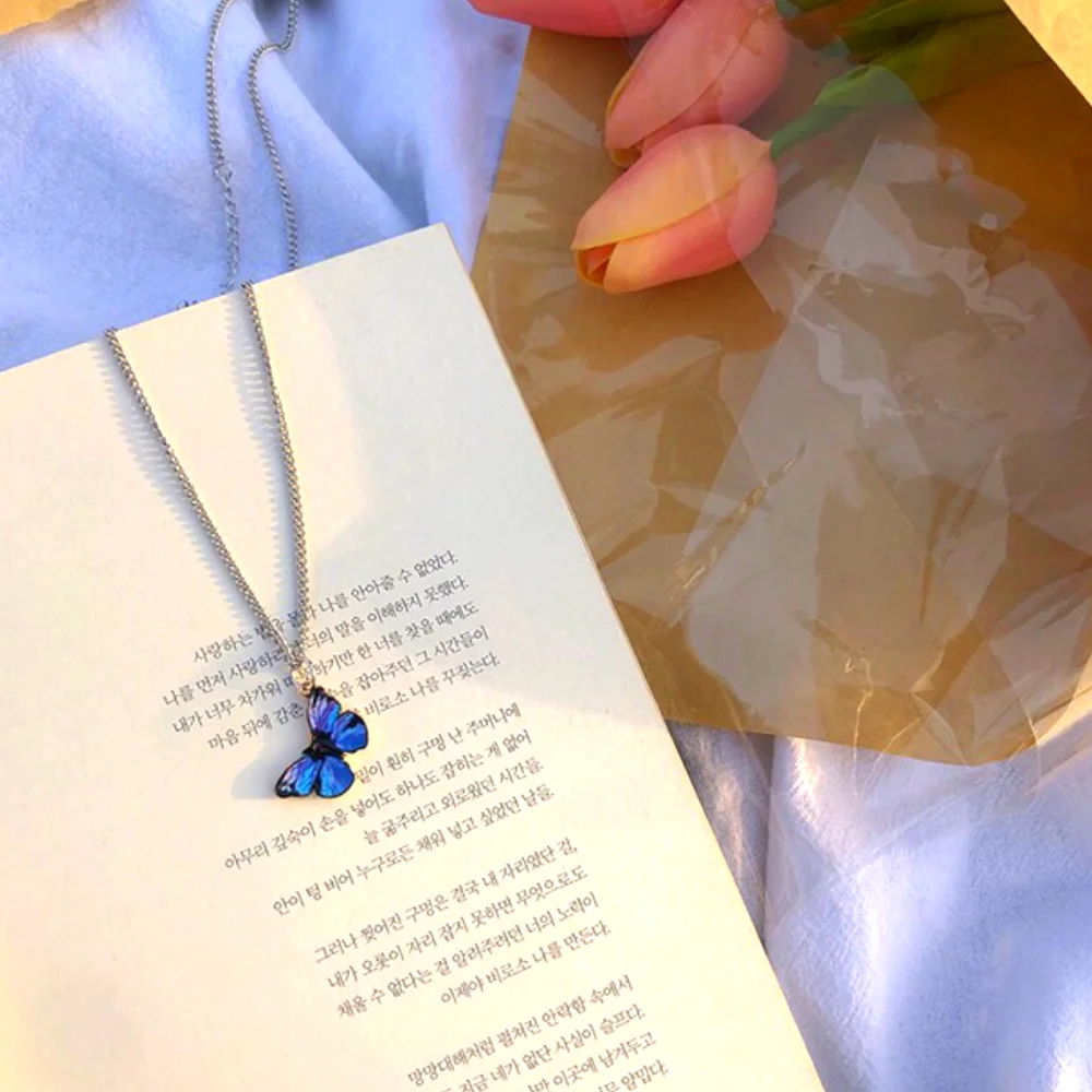 Butterfly Pendant Necklace
