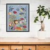Tropical Fish-14CT Stamped Cross Stitch 36*44cm/14.17*17.32in tapestrymarket