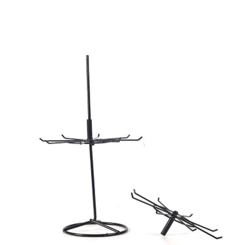 Hot Selling Rotating Jewelry Display Rack Double Necklace Rack Jewelry Storage Rack Mobile Phone Accessories Bead Hanger