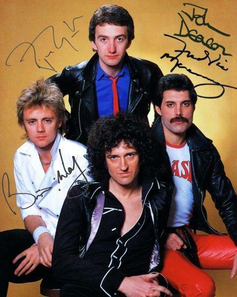 REPRINT - QUEEN Freddie Mercury - May Signed 8 x 10 Photo Poster painting Poster Man Cave