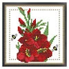 Partial Cross Stitch Kit August 14CT Counted DIY Needlework Decor (H430)(Brand)