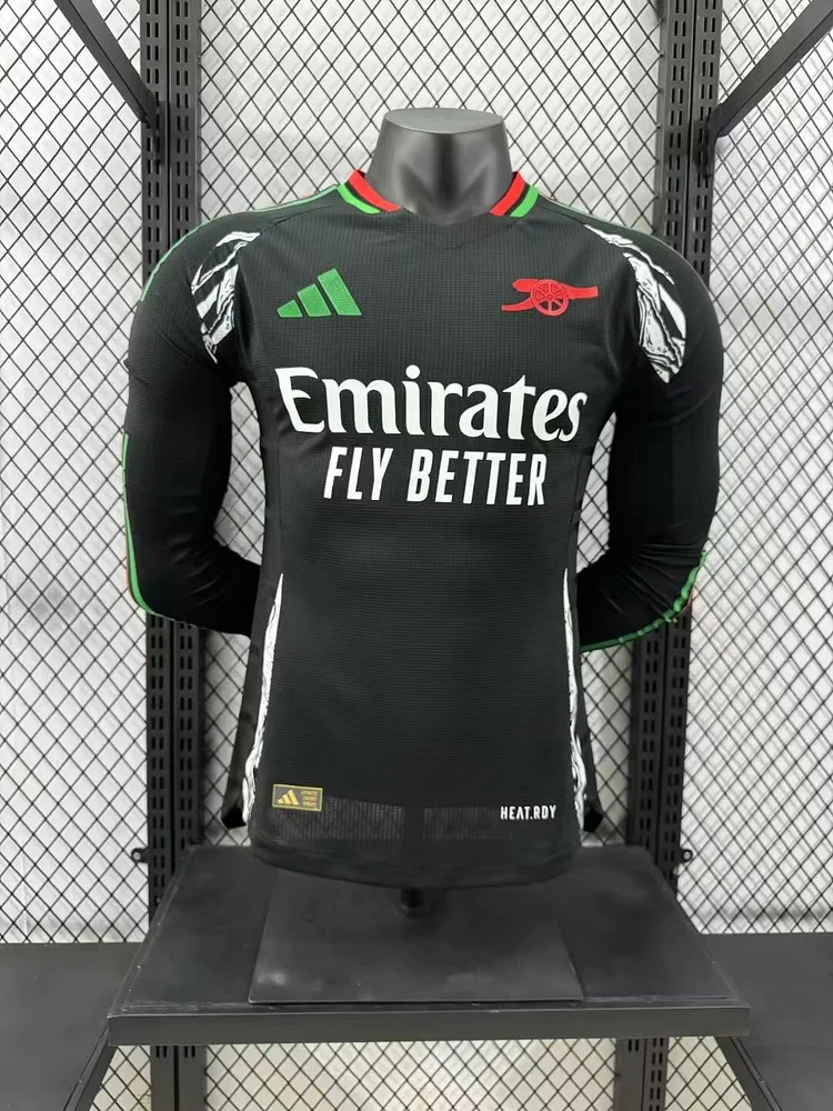 2024-25 Arsenal Away Long Sleeve Shirt - Player Edition