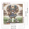 NFL football fille ronde drill diamond painting-40 * 40cm