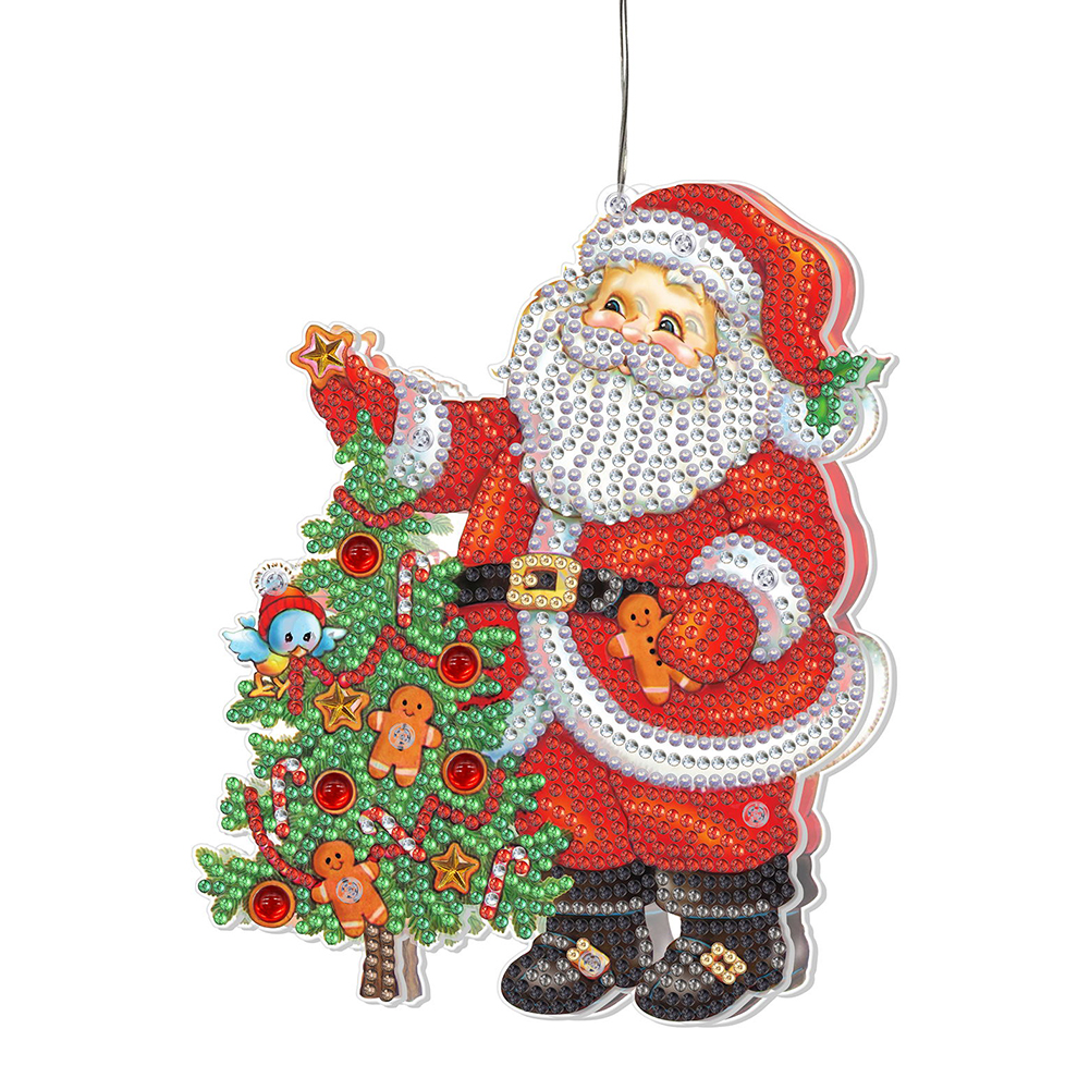 

Santa Claus Double Sided - 5D DIY Craft Lamp, 501 Original