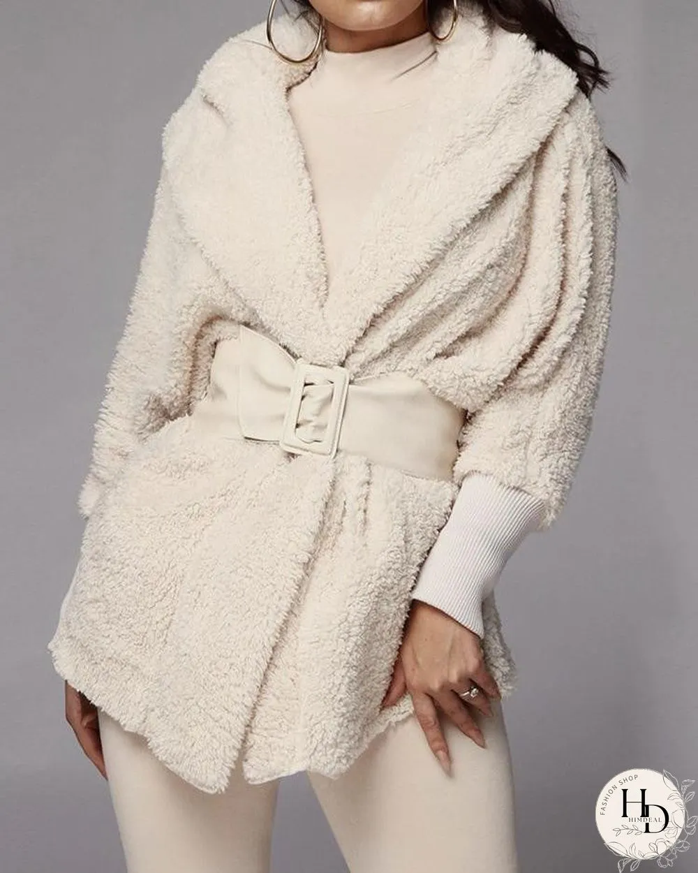 Comfy Faux Fur Crop Top Shorts And Jackets