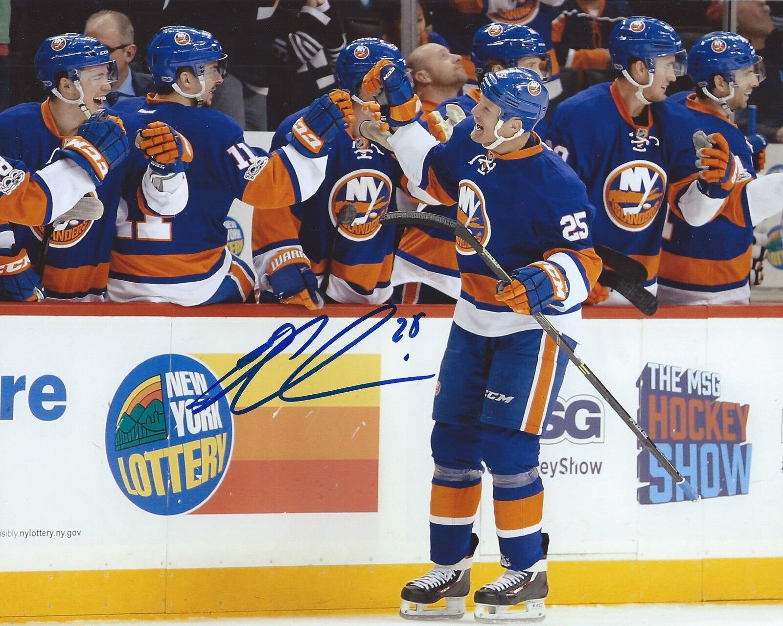 Jason Chimera Signed 8x10 Photo Poster painting New York Islanders Autographed COA