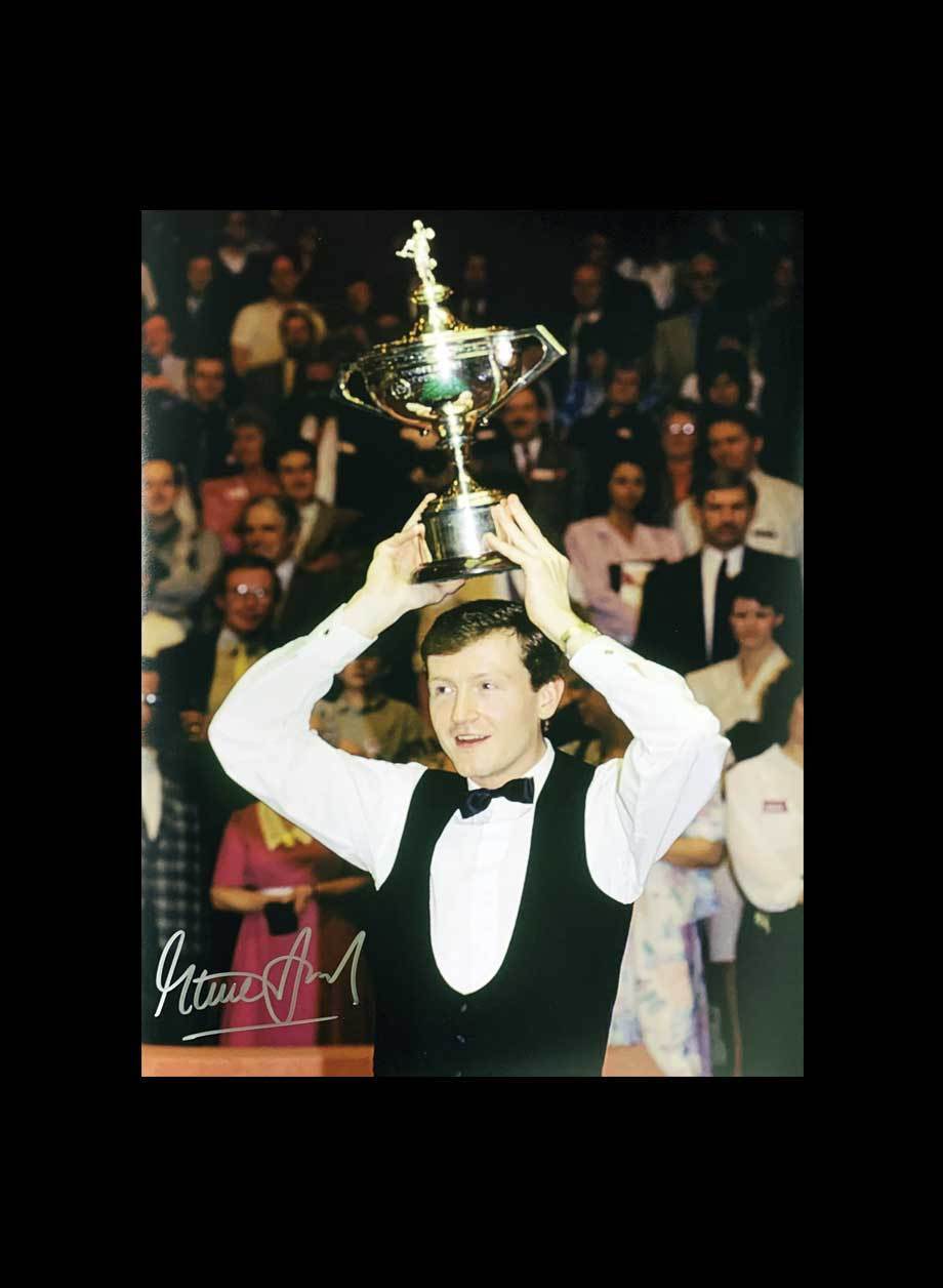 STEVE DAVIS SIGNED 16x12