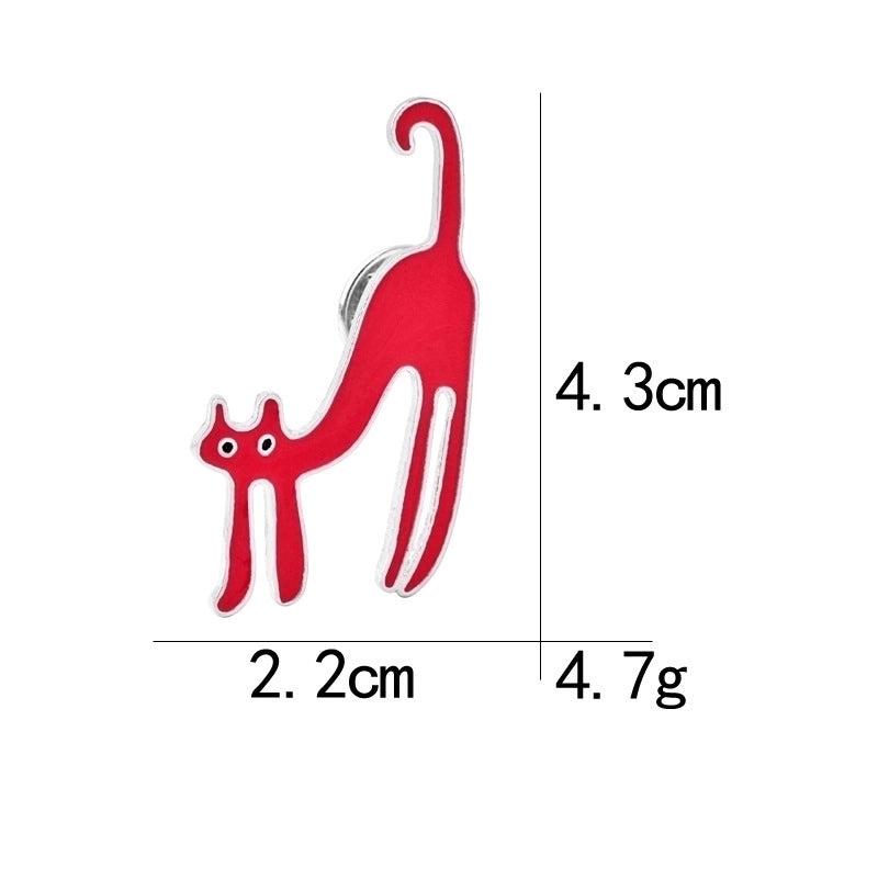 Fashion Pin Animal Alloy Enamel Unisex Brooches