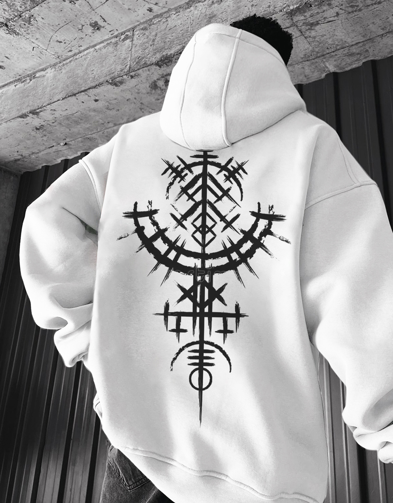 Viking Totem Berserker Sweatshirt / TECHWEAR CLUB / Techwear