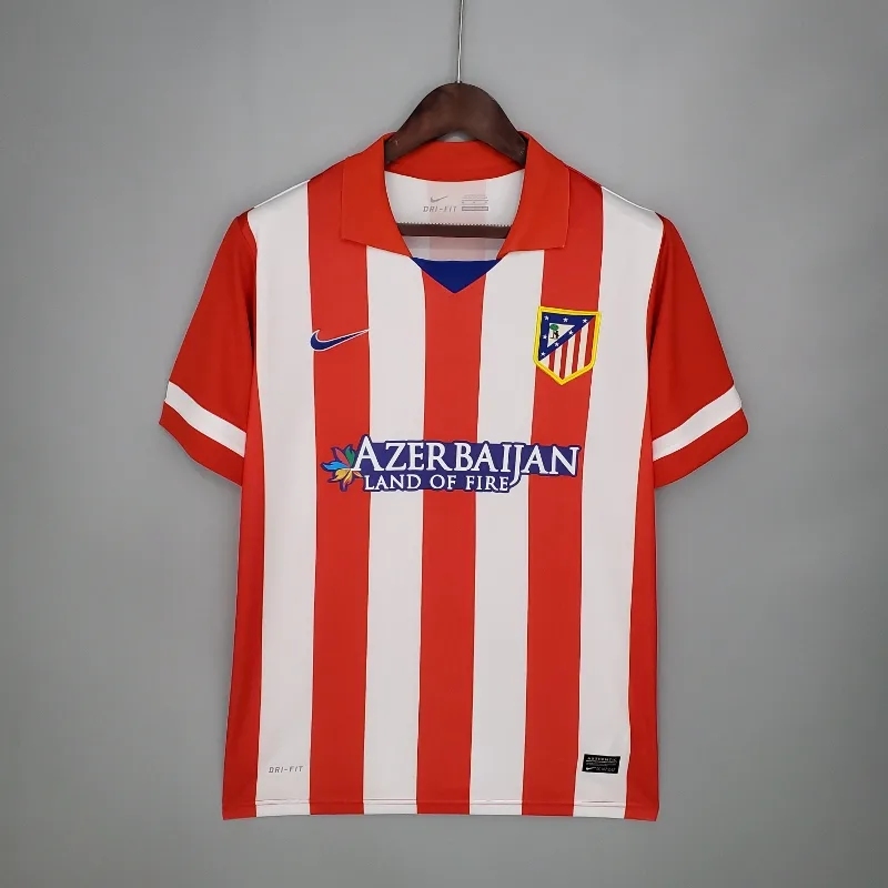 Retro 2013-14 Atletico Madrid Soccer Jersey Home