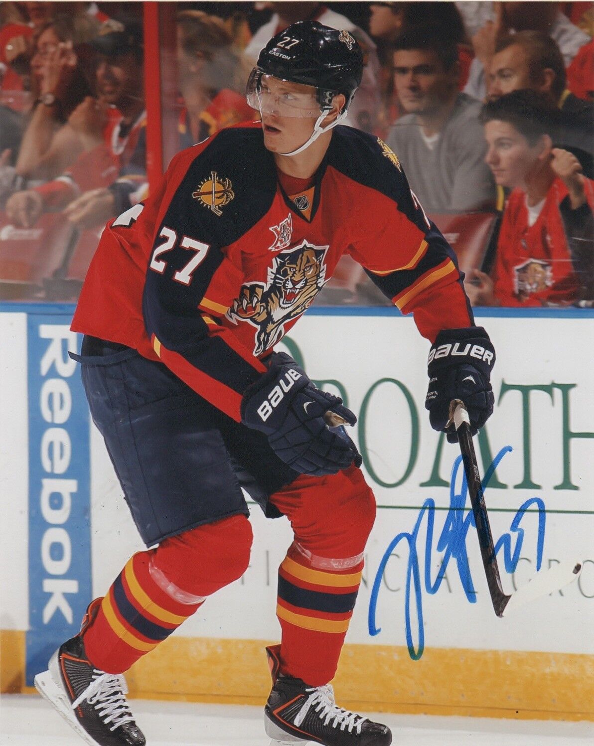 Florida Panthers Nick Bjugstad Signed Autographed 8x10 Photo Poster painting COA #3