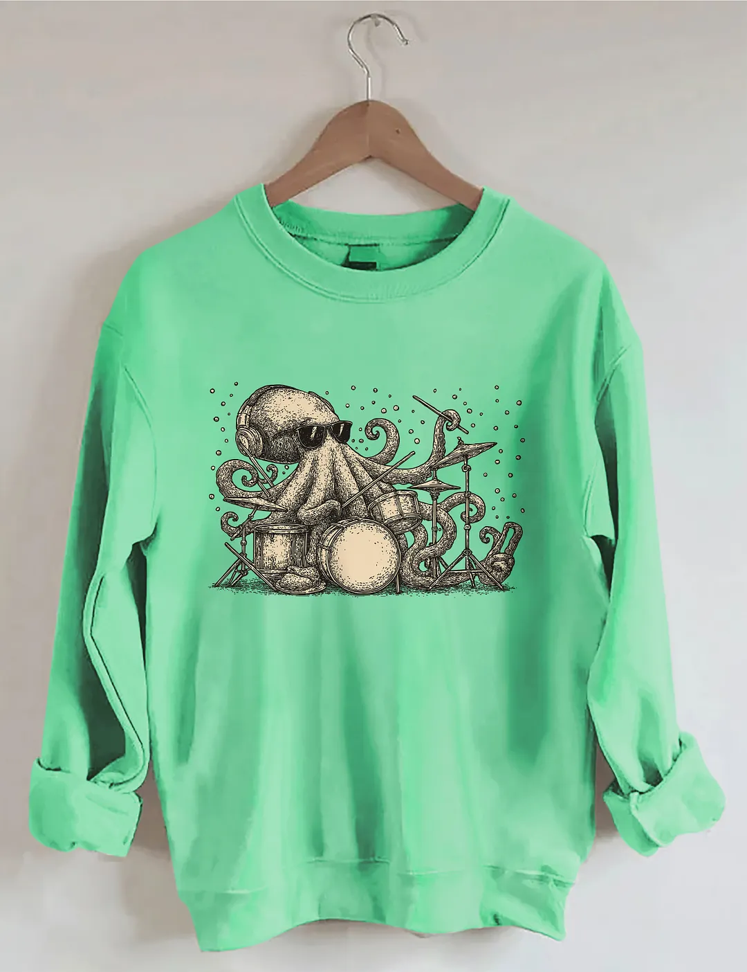 Octopus Drummer Sweatshirt